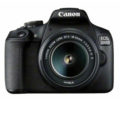 Used Canon Eos 2000D Black Kit Ef-S 18-55Mm F3.5-5.6 Is Ii 